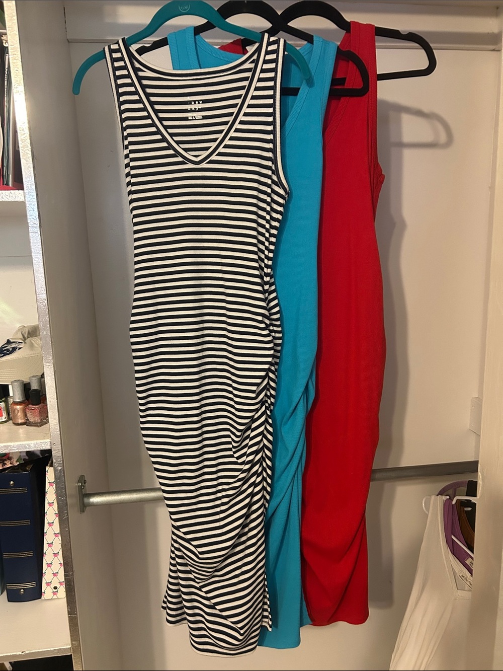 a new day bundle of 3 Sleeveless Maxi Dresses size medium